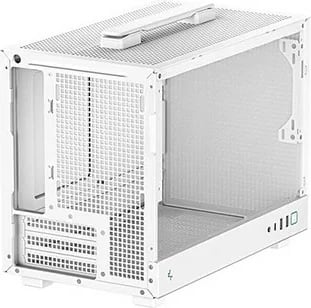 Kasë DeepCool CH160 WH, Mini-ITX, xham i temperuar, SFF, e bardhë
