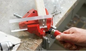 Kapëse këndi Bessey WS3, metalike, e kuqe