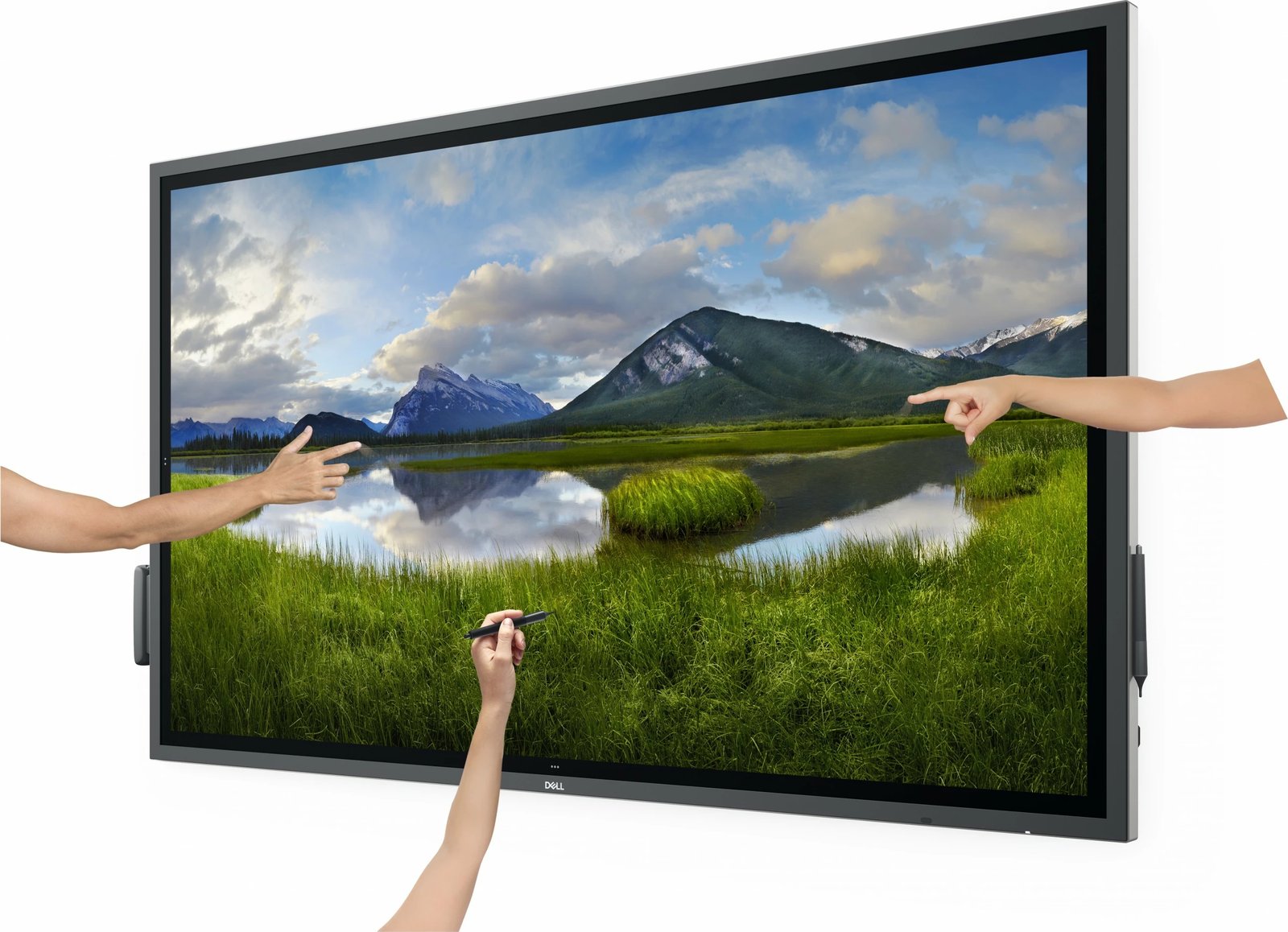 Monitor interaktiv DELL P6524QT, 64.5", 4K UHD, LCD