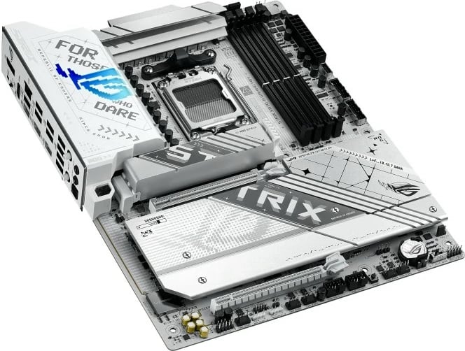 Pllakë amë Asus ROG STRIX X870-A GAMING WIFI, Socket AM5, DDR5, ATX, Bardhë