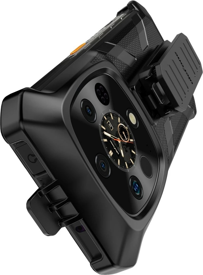 Mbështjellës Ulefone Armor 28 Ultra/28 Ultra Thermal, plastikë, me karabiner dhe klips, i zi