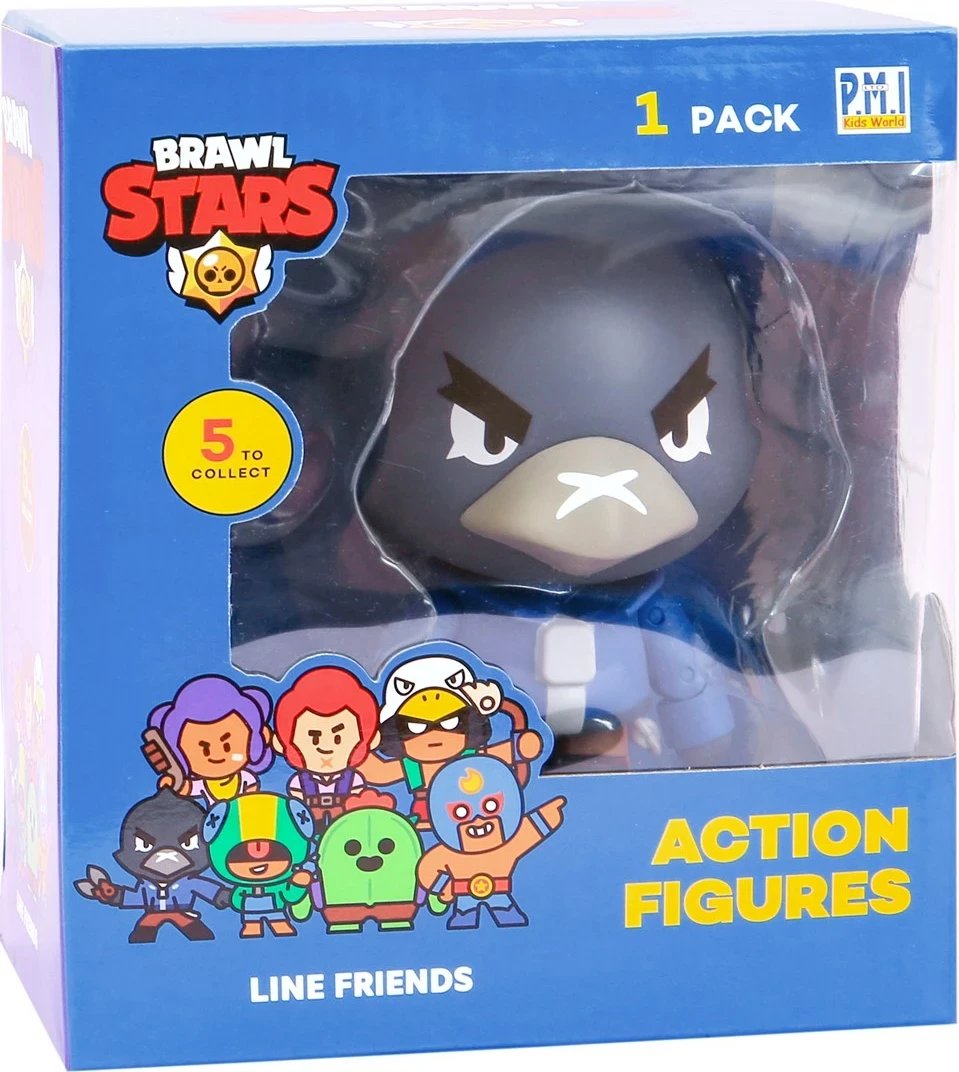 Figurë aksioni Brawl Stars S1, P.M.I. Kids World, Crow, 11cm