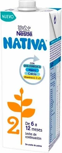 Qumësht për foshnje Nestle Nativa 2 unisex 1L