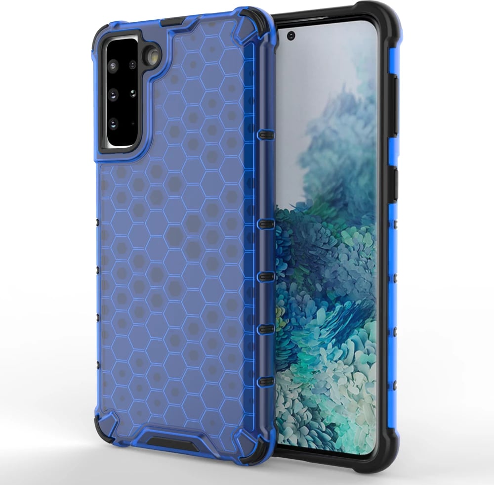 Mbështjellës Hurtel Honeycomb për Samsung Galaxy S22, Blu