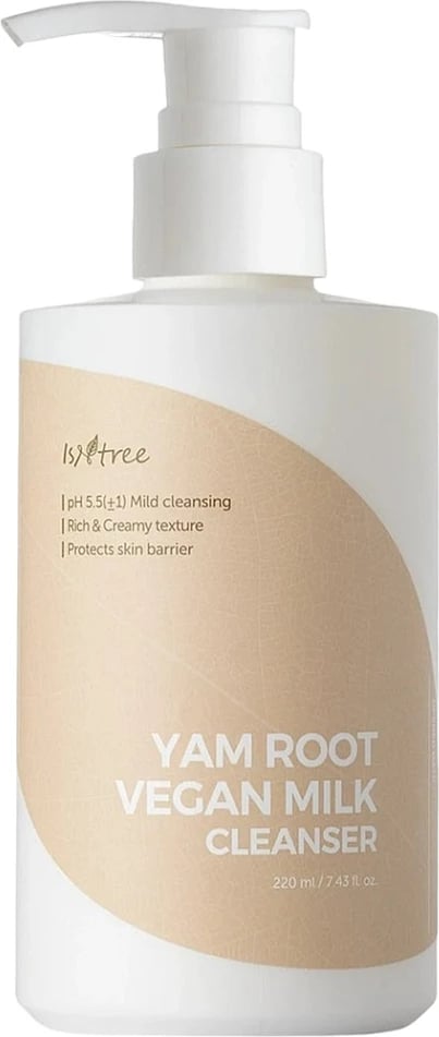 Pastrues fytyre për femra Isntree Yam Root Vegan Milk Cleanser 220ml