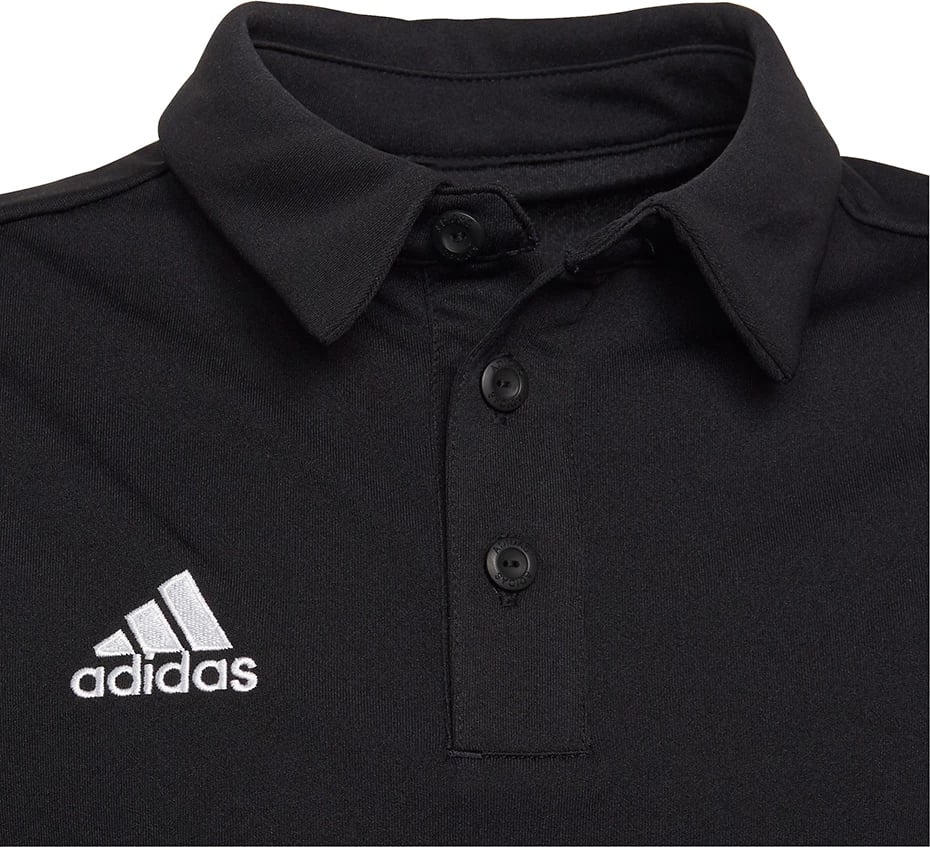 Maicë polo për fëmijë adidas, e zezë