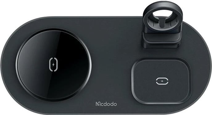 Karikues wireless Mcdodo CH-7061 3 në 1, 15W, i zi