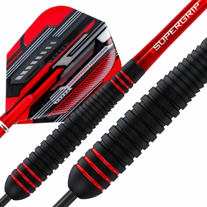 Shigjeta steeltip Harrows, të zeza e të kuqe