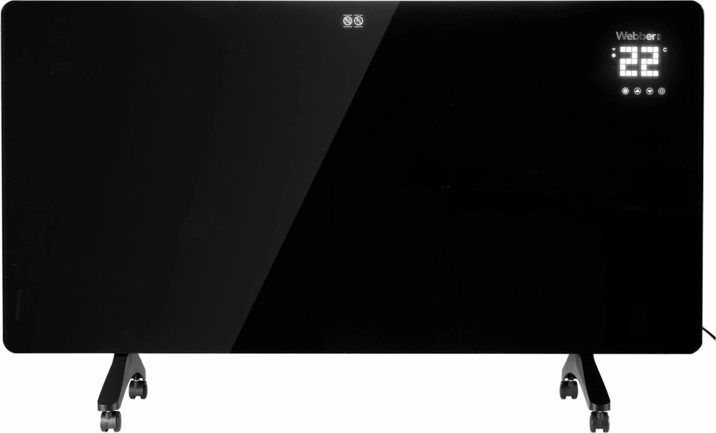 Ngrohës Webber Aura IGH720, 720W, ekran LED, kontroll me aplikacion, i zi