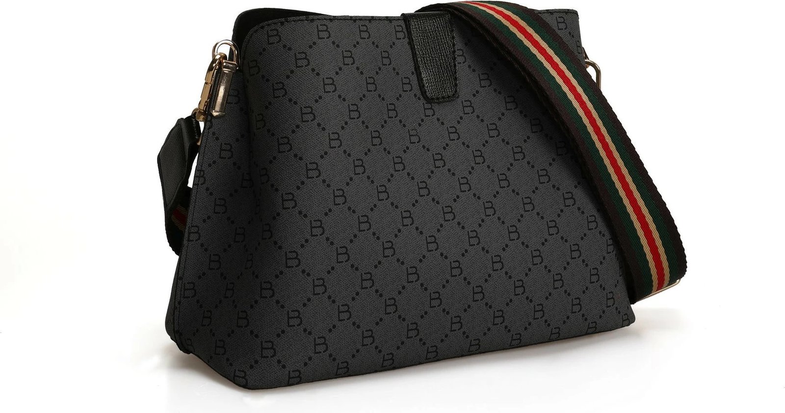 Çantë krahu Lucky Bees, 334 v2, gri e zezë