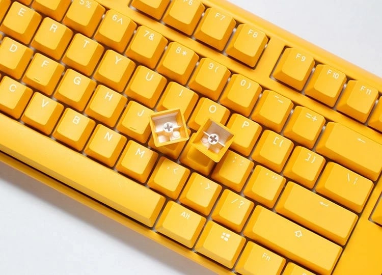 Tastierë Ducky One 3 Gaming USB QWERTY Anglisht Verdhë