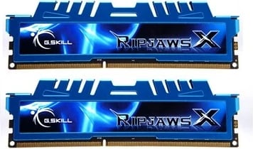 RAM Memorje G.SKILL RipjawsX F3-1600C9D-16GXM, 16GB (2x8GB), DDR3, 1600MHz, CL9, Blu