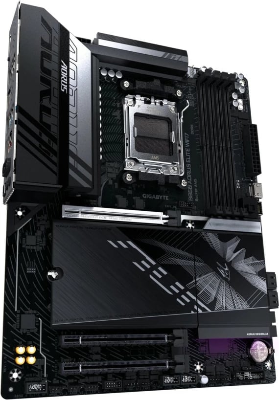 Pllakë amë Gigabyte B850 A ELITE WIFI7, Socket AM5, ATX, DDR5, Wi-Fi 7, e zezë