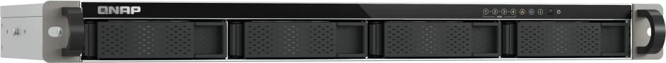 NAS QNAP TS-433eU, 4 GB RAM, 1U rack, pa disk, Zezë