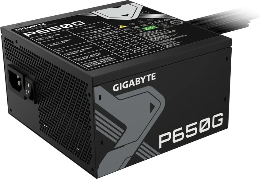 Furnizues energjie Gigabyte GP-P650G, 650W, 80 PLUS Bronze, jo-modular, i zi