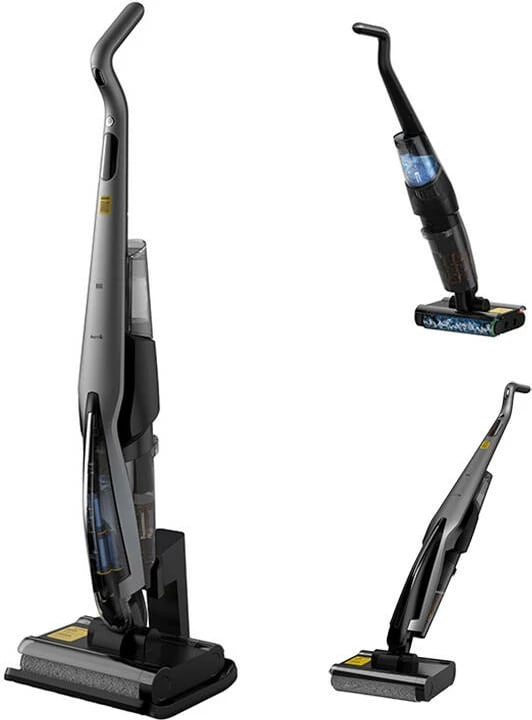 Fshesë elektrike vertikale Deerma DEM-VX96W, pa kabllo, me funksion larjeje, 4000mAh, e zezë