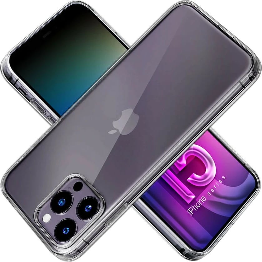 Mbështjellës 3MK Clear Case për iPhone 15 Pro 6.1, Transparent