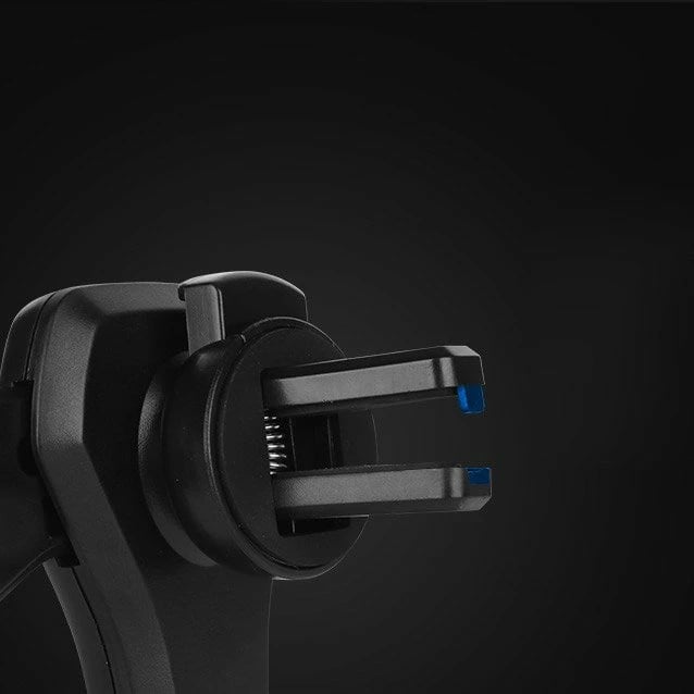 Mbajtës telefoni për veturë Hurtel H01, për grilë ventilimi, i zi