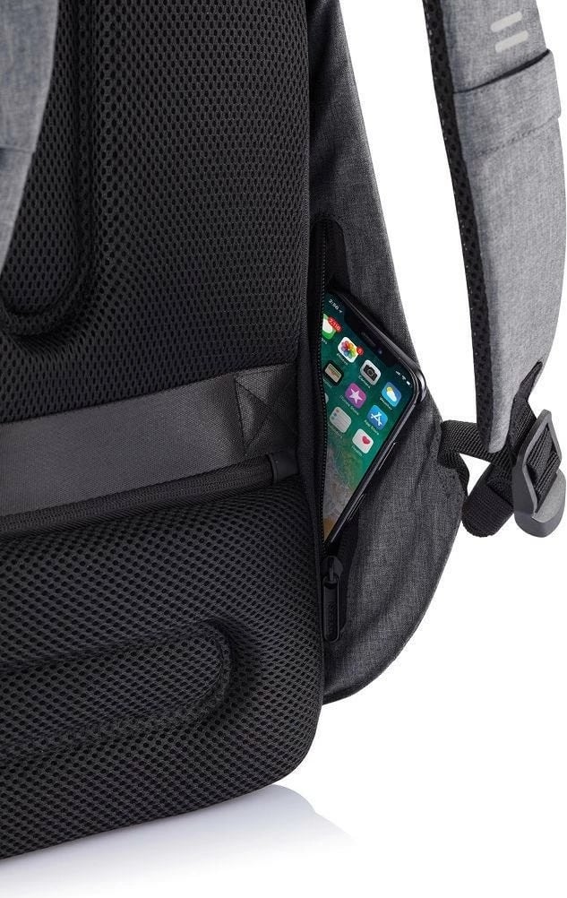Çantë shpine XD DESIGN BOBBY HERO REGULAR, 16L, për laptop 15.6", Gri