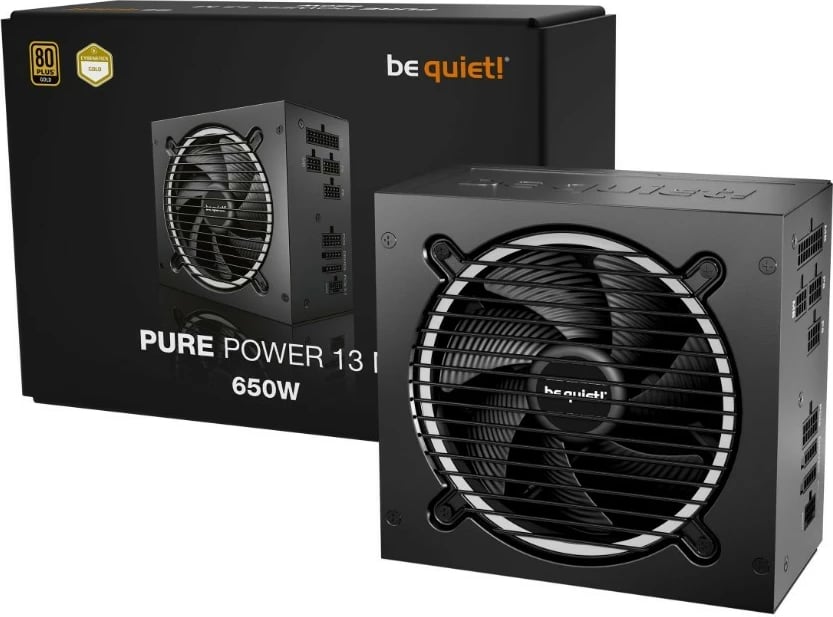 Kasë furnizimi Be quiet! Pure Power 13 M, 650W, ATX 3.1, 80 PLUS Gold, Modular, E zezë