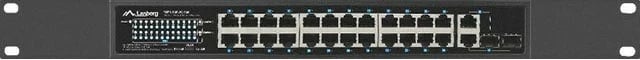 Switch Lanberg RSFE-24P-2C-360, 24x PoE+, 2x SFP, 1U, i zi