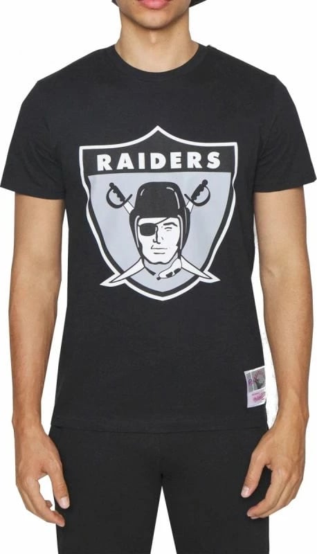 Maicë për Meshkuj Mitchell & Ness NFL Oakland Raiders, e Zezë