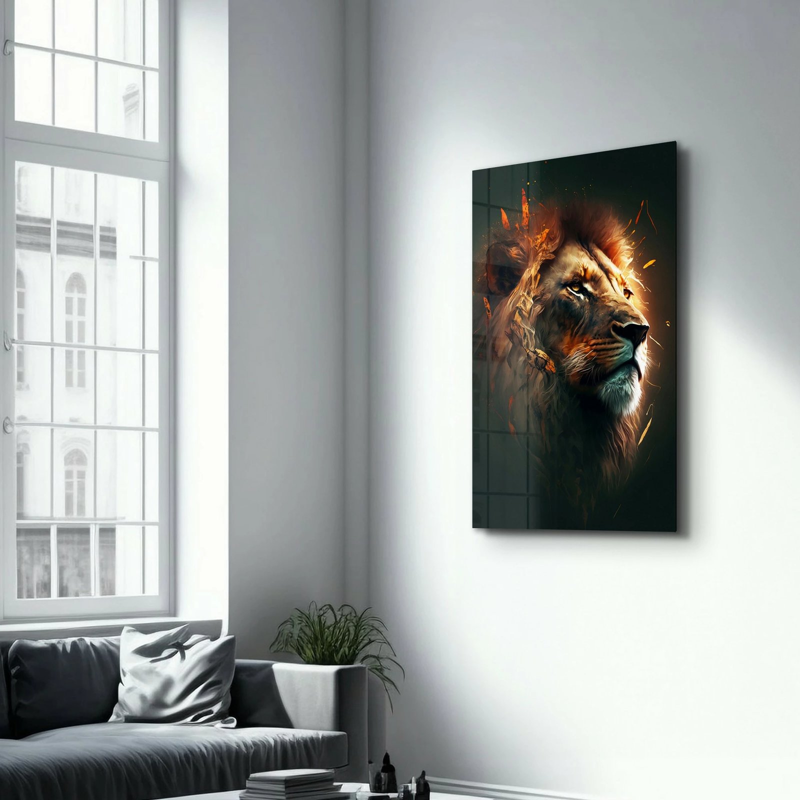 Pikturë dekorative prej xhami të temperuar, Wallity SPR-1291, 46x72cm
