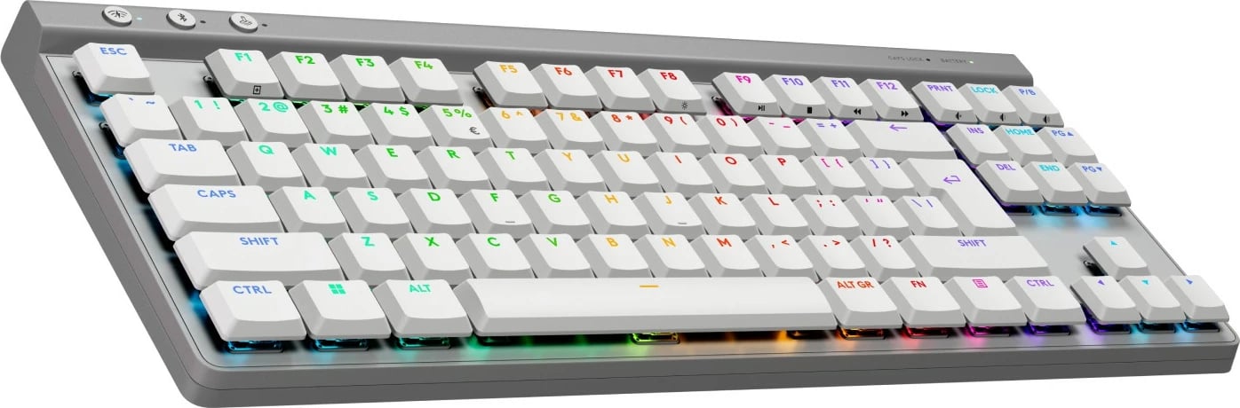 Tastierë Logitech G 920-012539, Wired & Wireless, RGB LED, E bardhë