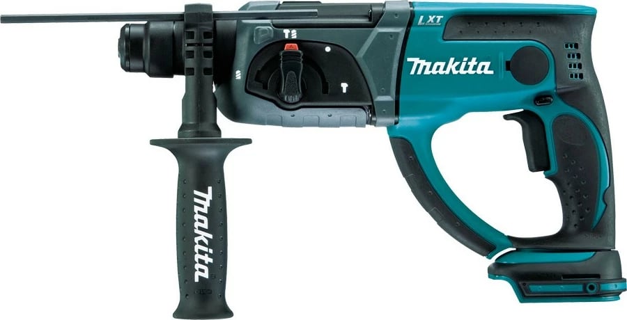 Çekiç rotativ Makita DHR202Z, 18V, Li-Ion, 2J, 1100 RPM, zi/kaltër/argjendtë