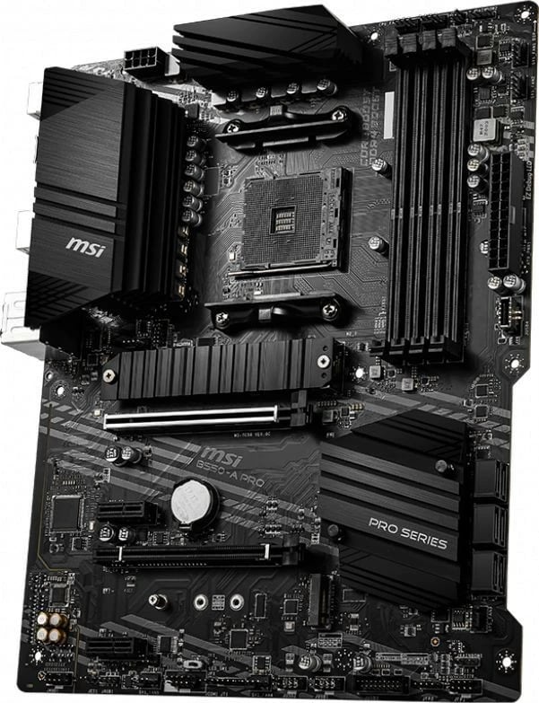 Pllakë amë MSI B550-A PRO, Socket AM4, ATX, DDR4, e zezë