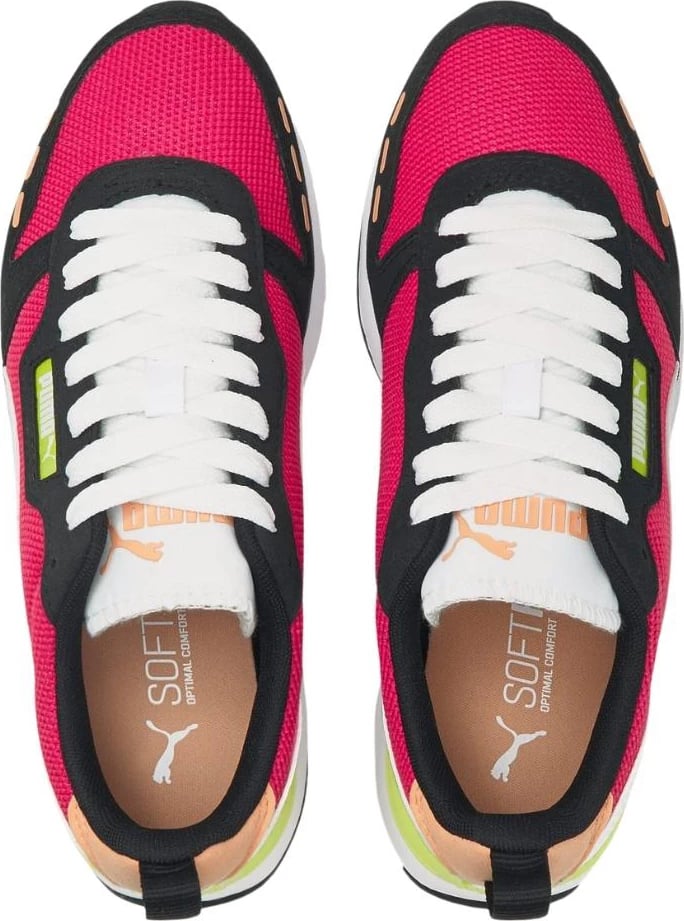 Atlete për femra Puma, të zeza-rozë-bardha