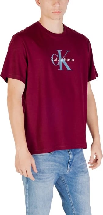 Maicë Calvin Klein Jeans për meshkuj bordeaux