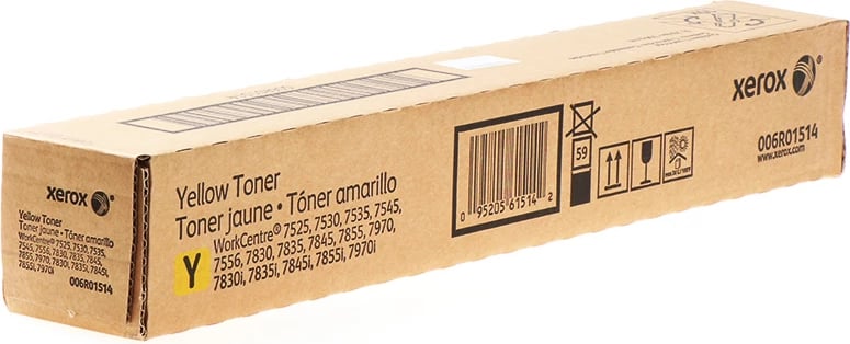 Toner, Xerox, 006R01514, rendiment 15000 faqe, standard, e verdhë
