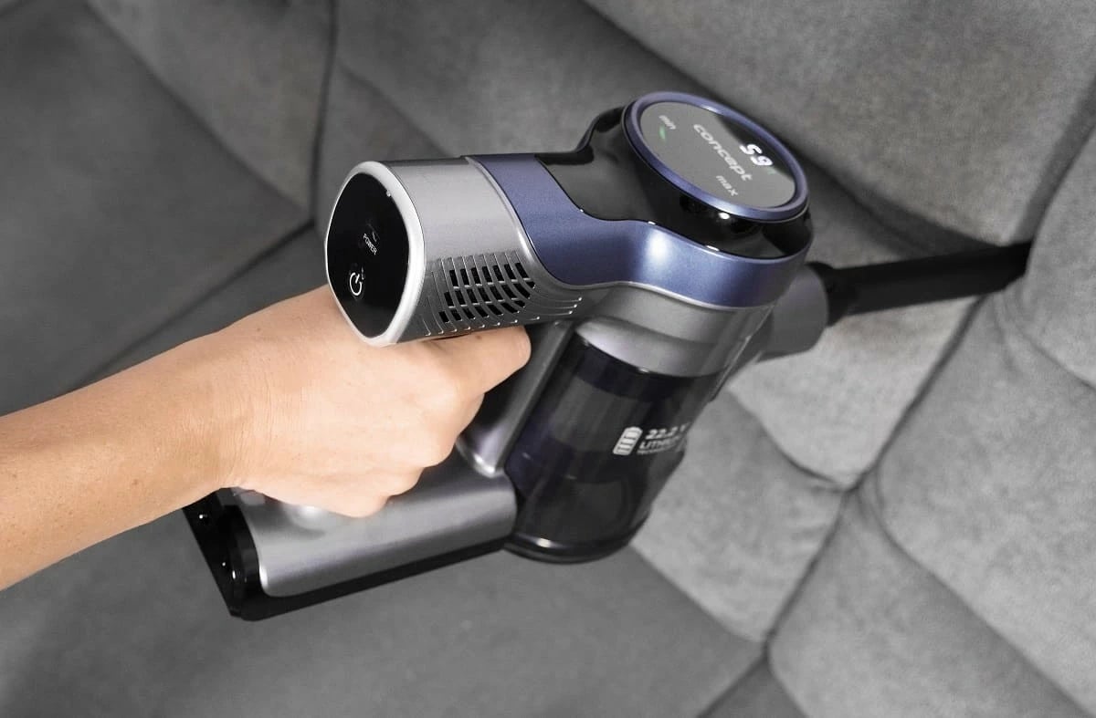 Fshesë elektrike pa kabllo Concept VP6040, 2-në-1, 1L, Blu e errët