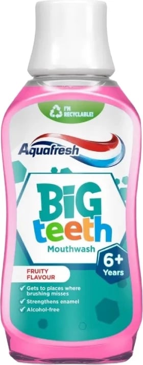 Shpëlarës goje për fëmijë Aquafresh Big Teeth 300ml