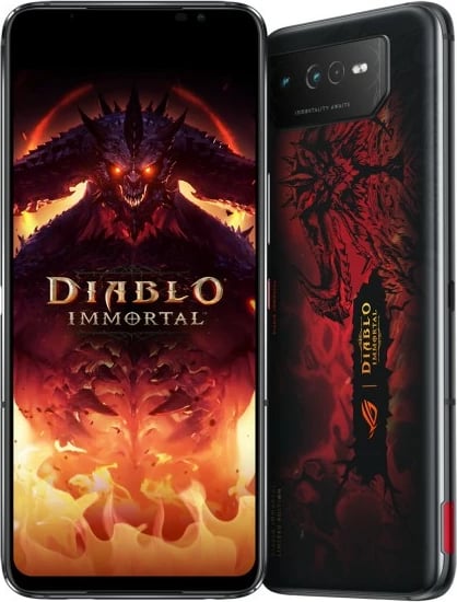 Celular ASUS ROG Phone 6 Diablo Immortal Edition, 16 GB, 512 GB, 50 MP, Android 12, Hellfire Red