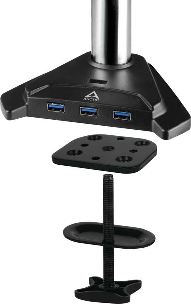 Krah monitori i dyfishtë Arctic Z2 Pro (Gen 3) me USB 3.0, Alumini