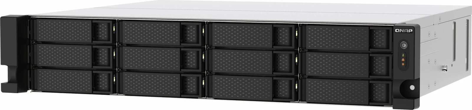 NAS QNAP 12-bay rackmount Ryzen V1500B 8GB DDR4 2x2.5GbE