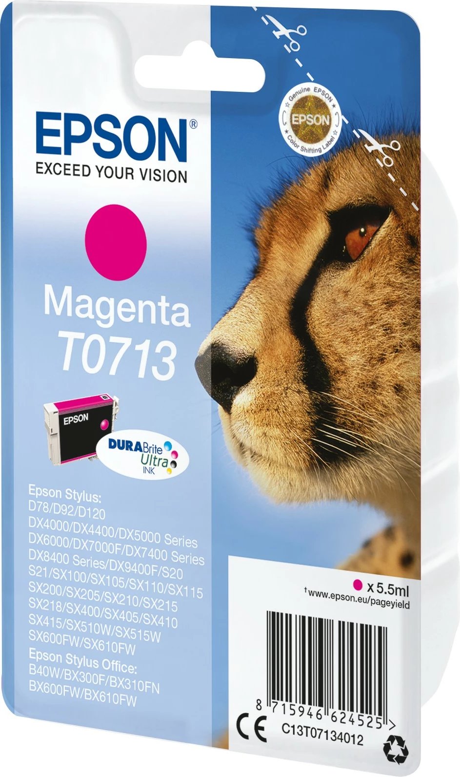 Toner Epson T0713 magenta