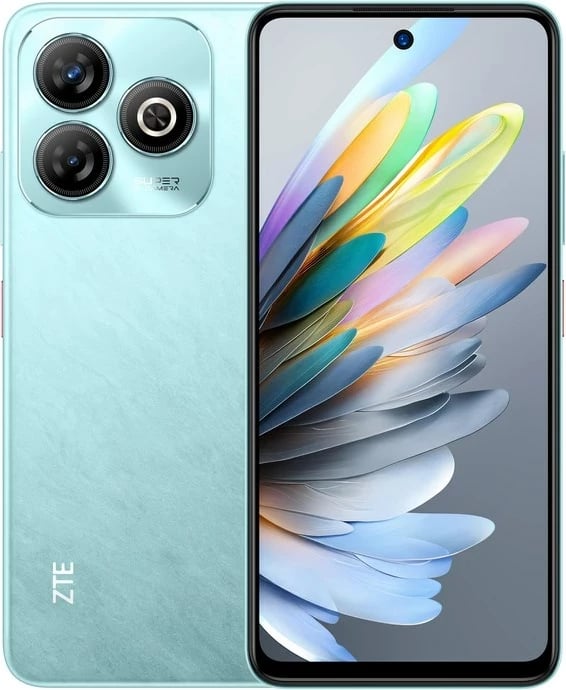 Celular ZTE Blade A75, 6.6", 4 GB RAM, 128 GB, 5000 mAh, Aqua Green