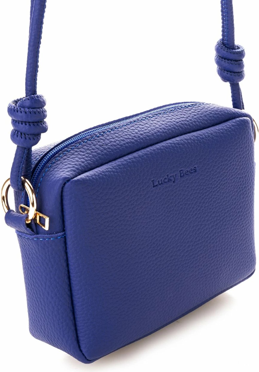 Çantë crossbody ngjyrë sax blue Lucky Bees, 1269 Reg