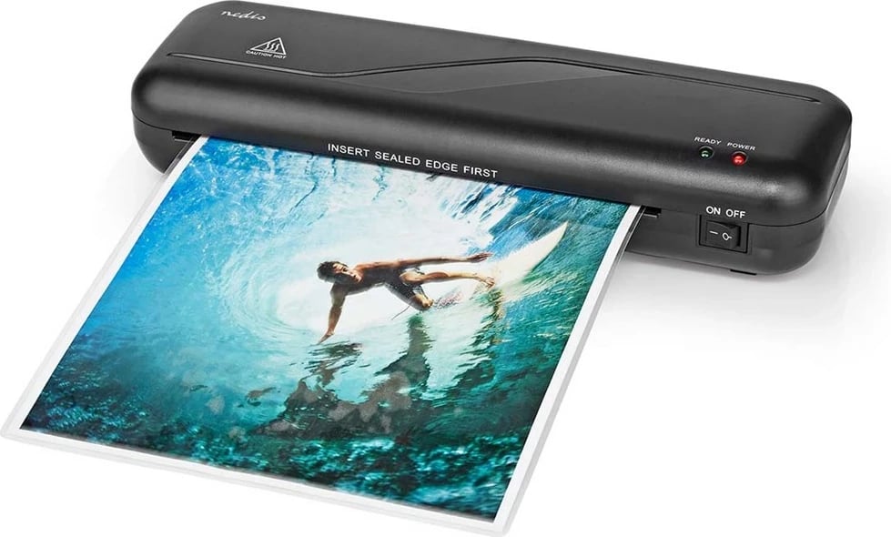 Laminator Nedis LAMI112BK4, A4, 230 mm/min, i zi