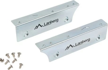 Kuti për HDD dhe SSD Lanberg, 3.5", 2.5", hiri