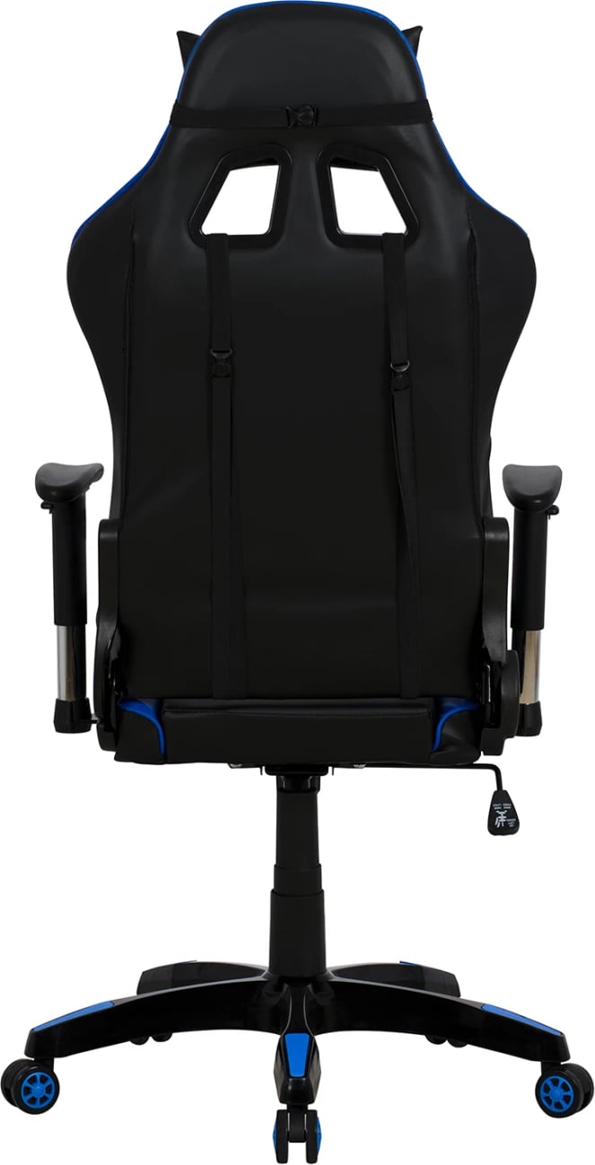 Karrige gaming për zyre, FH1056.08, Racing, ngjyrë zezë-blu, 67x70x134 cm