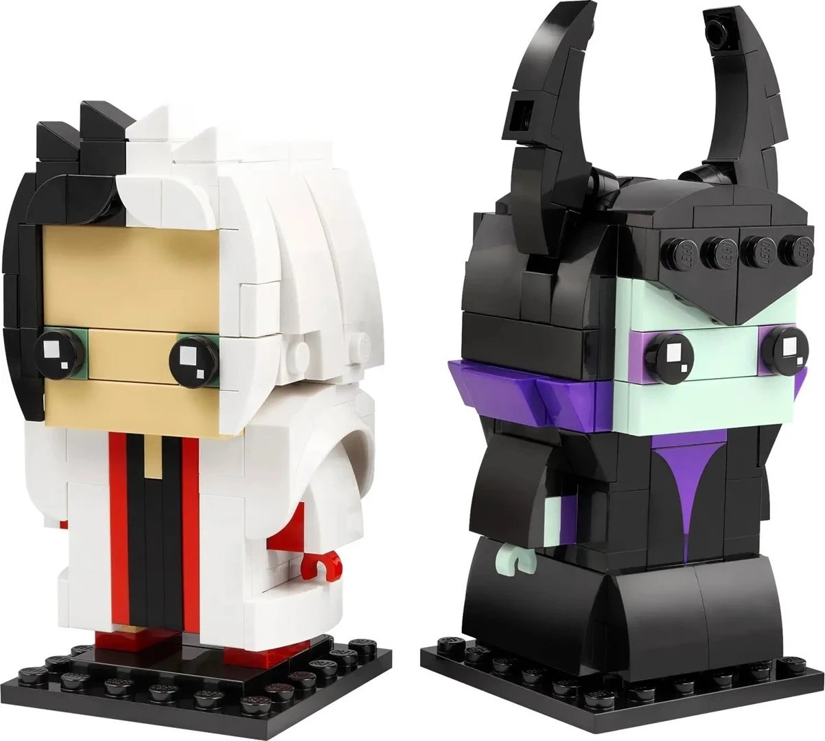 Set LEGO BrickHeadz 40620 Cruella & Maleficent