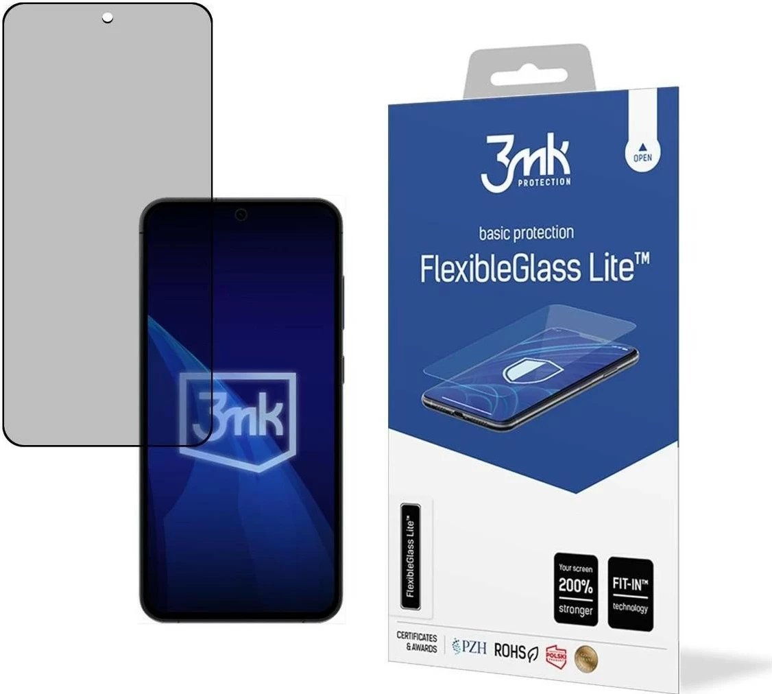Xham mbrojtës 3MK FlexibleGlass Lite Samsung Galaxy S25, transparent