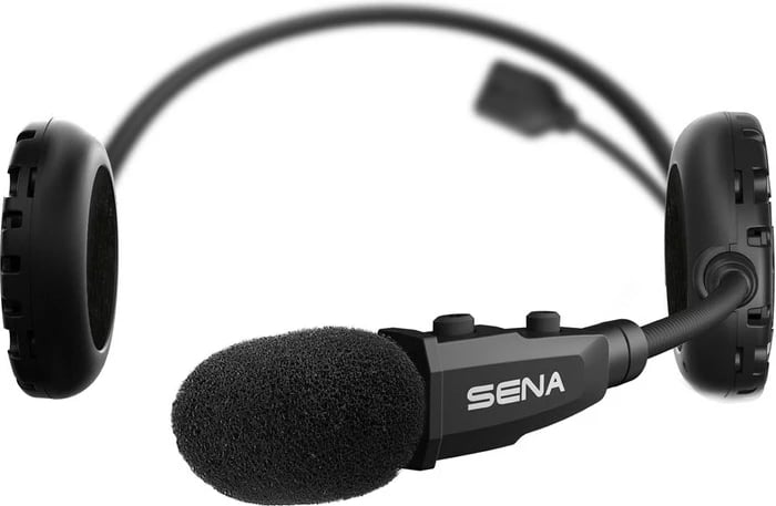 Intercom Bluetooth Sena 3SPLUS-B-10 për motor, i zi