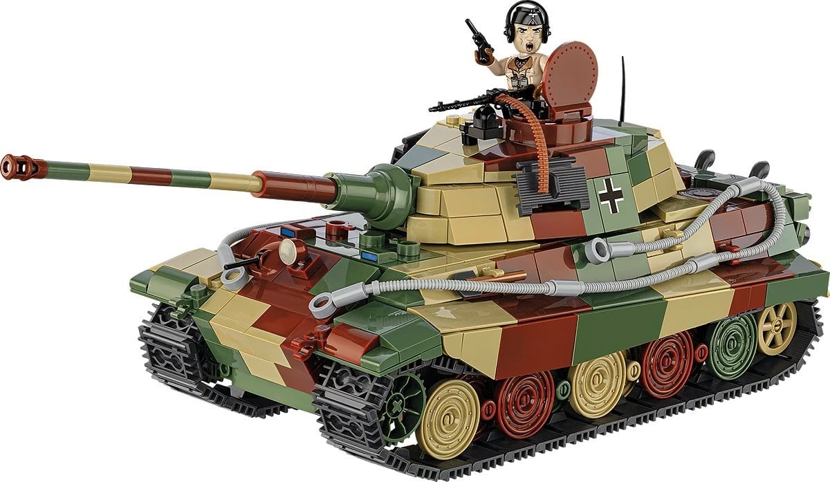 Set lodrash Cobi Klocki Panzer VI Ausf. B King Tiger, 802 pjesë, plastikë, me figurë