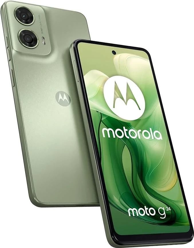 Celular Motorola Moto G24 8+128GB 6.56" Ice Green