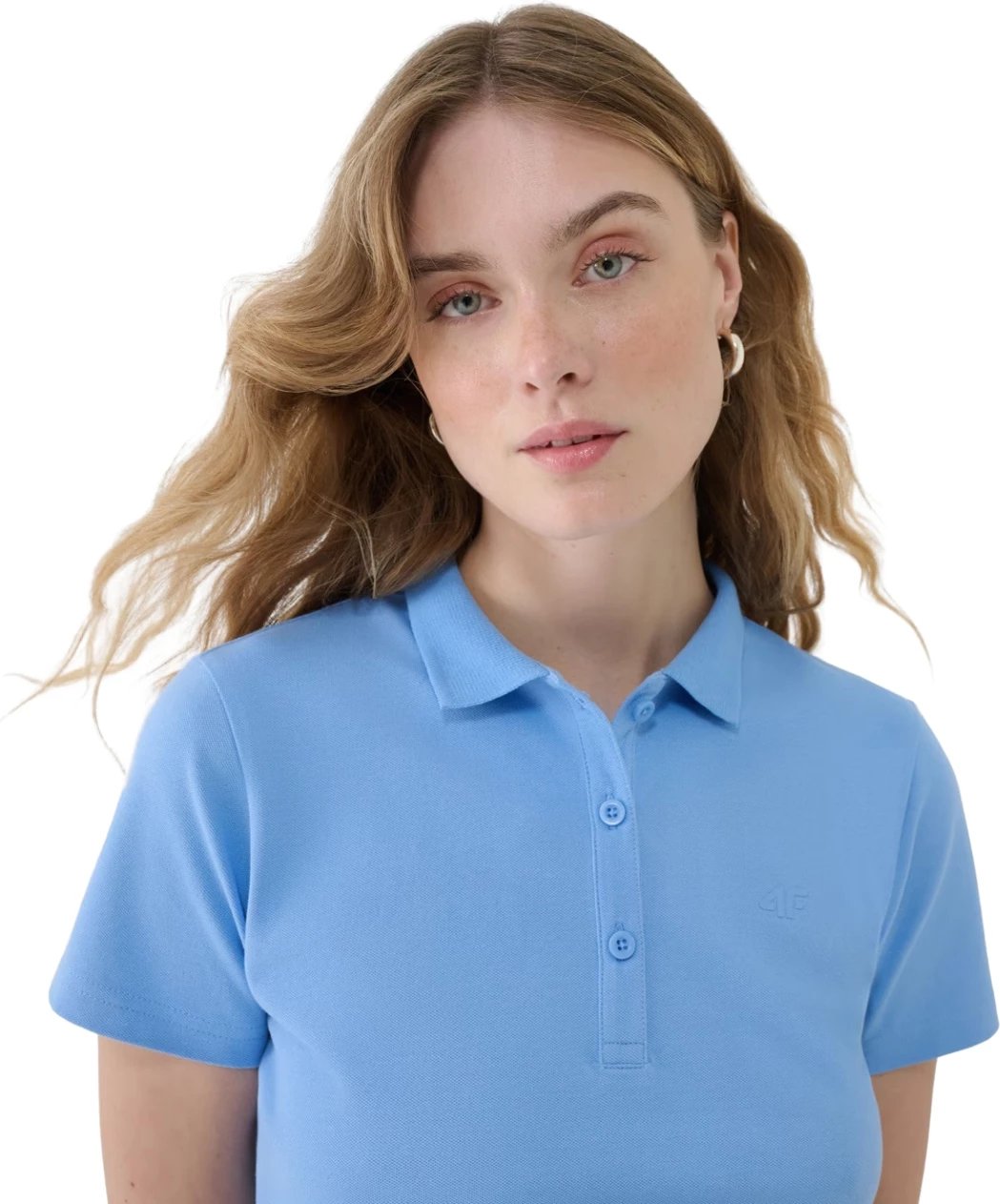 Maicë polo për femra 4F, e kaltër